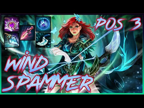 This is WHY You Can't Mess with Windranger Insane DPS 100% Power Shot Kill Dota 2