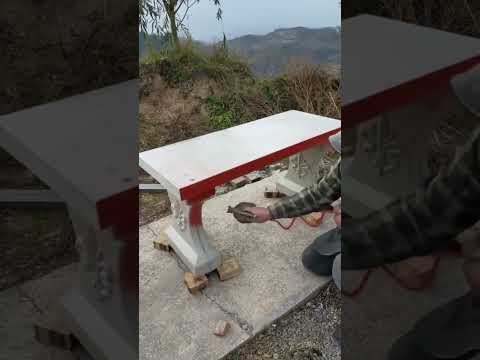 Building a Pre-Cast Concrete Bench for Your Garden.