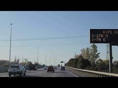 Driving around Columbus Ohio in Fall 2022