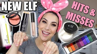 NEW ELF STUFF | Full Face of Hits & Misses - Spring 2018