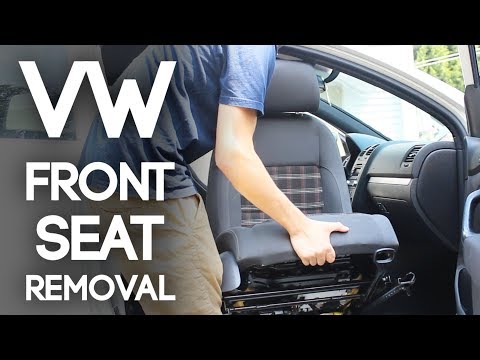 MK5 Volkswagen: Front Seat Removal Tutorial (Golf, Jetta, GTI, R32, Passat, Rabbit)
