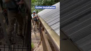 💦 Gutter Installation. #concordgutterservice #guttercompany #gutterinstallation