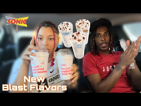SONIC RELEASED 3 NEW ICE CREAM FLAVORS🚨 CMON AND LETS TEST EM OUT😌