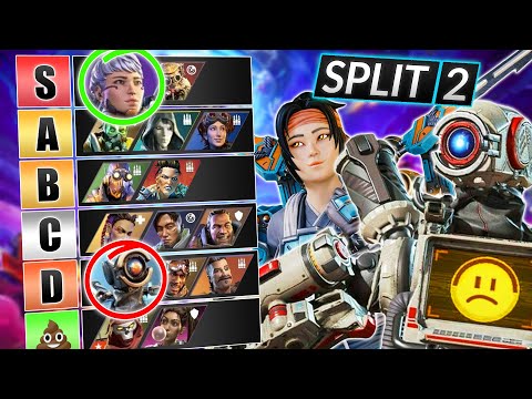 NEW Tier List for SEASON 12 Split 2 - BEST and WORST LEGENDS - Apex Legends Guide