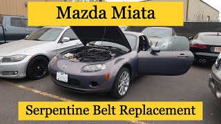 TUTORIAL: Mazda Miata Serpentine Belt Replacement