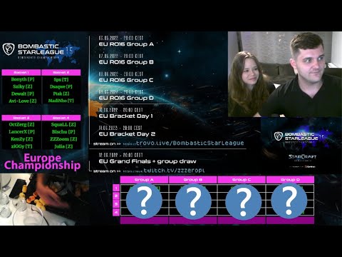 BSL15 Continental Championship Ro16 Group Draw - Europe - 500APM Karolcia Draws & ZZZero short talk