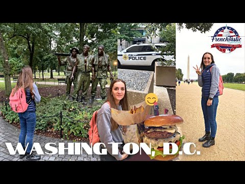 My First Day in America: Washington D.C. here I come! A French Girl in the USA EP 1 🇺🇸