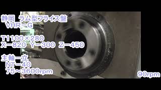 静岡鐵工所 複合フライス VHR-Gの動画サムネイル