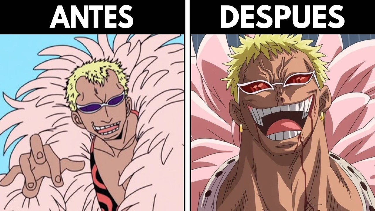 Los DISEÑOS de ONE PIECE ''ANTES'' y ''DESPUÉS'' del TIME-SKIP