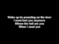 Three Days Grace - Wake Up [Lyrics & HQ Audio]