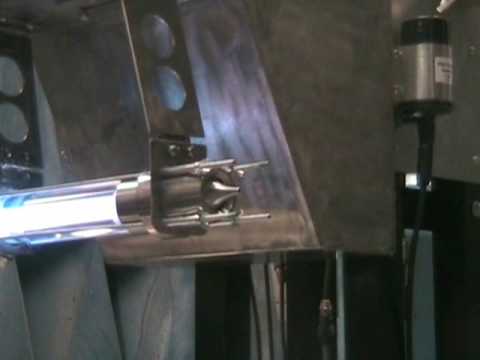 Hybrid Rocket Motor Aerospike Nozzle Tests