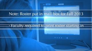 LancerPoint Faculty: 4 ROSTER AND ADD CODES