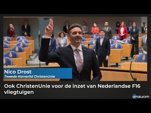 Uitgelicht! 10 februari 2023 - Nico Drost (ChristenUnie): We moeten goed nadenken over inzet F16