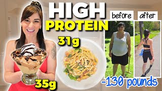 2 HIGH PROTEIN 10 Minute Meals I'm Eating for Easy Fat Loss (-130lbs)