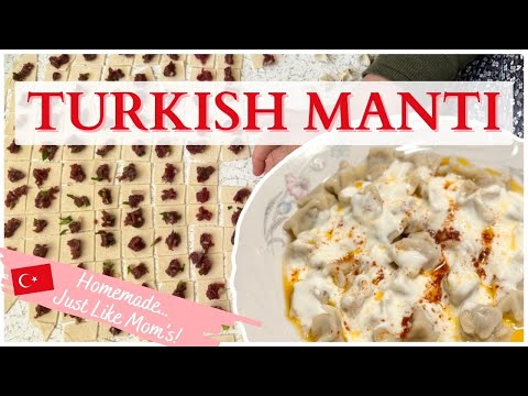 How to Make Homemade Turkish Mantı | Easy Recipe for Traditional Dumpling with Yogurt Sauce