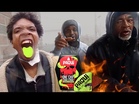 Paying strangers $20-$50 to Eat World's Hottest Chip / sprite
