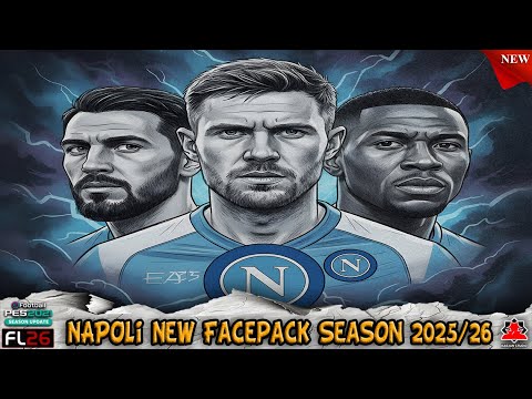 NAPOLI New Facepack Season 2025/26 - PES 2021 & Football Life 2025