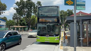 SBS Transit MAN ND323F A95 (Batch 5) SG6205A on Service 55 departing Bus Stop 54601