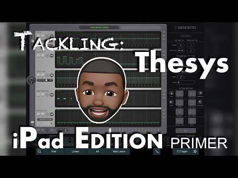 How to use Thesys from Sugar Bytes on an iPad!!! - Super Creative Ideas in Seconds!!!