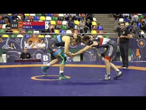 1/4 WW - 68 kg: K. AKCIN (TUR) v. A. SCHELL (GER)