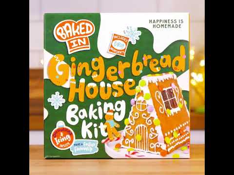 GINGERBREAD HOUSE festive baking kit GINGERBREAD HOUSE festive baking kit