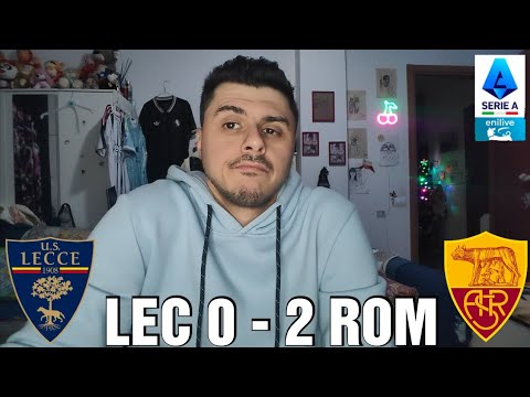 ERA OVVIO..🤦🏻 SOLO NOI POTEVAMO BUTTARE PUNTI! 🤣 A SEGNO GLI ATTACCANTI. 😨😰😱🥶🤯😳 | Lecce 0-2 Roma 