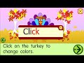 Starfall Turkey Silly Turkey Thankgiving Hat Free Change Colors Books