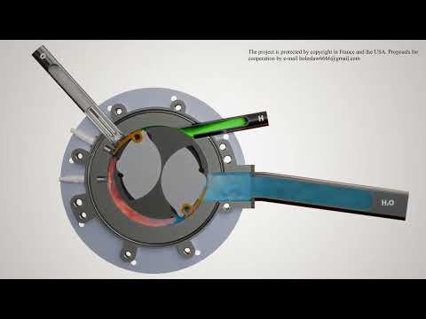 #Rotary piston engine for hydrogen