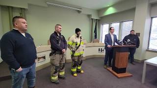 ORLEANS COUNTY/Village of Albion Press Conference/Roof collapse- 20 E. Bank St. 2/17/26