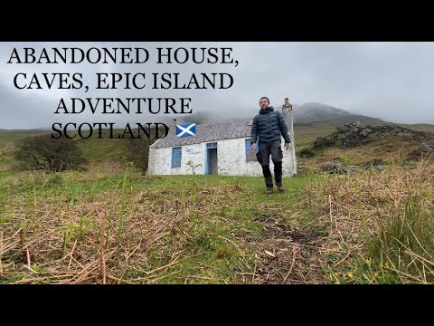 ISLE OF ARRAN, HIKING, CAVES, ABANDONED HOUSE!!, STUNNING VIEWS… WILD ISLE SOLO CAMPING