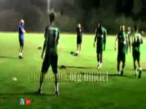 interview demou et séquences des entrainements du Mouloudia