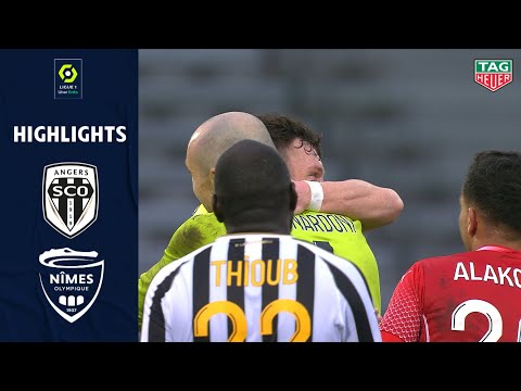 ANGERS SCO - NÎMES OLYMPIQUE (3 - 1) - Highlights - (SCO - NO) / 2020-2021