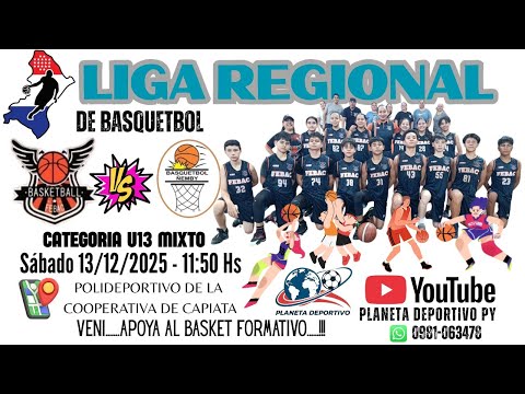 Baloncesto | FEBAC VS ÑEMBY | Final U13 Mixto | Liga Central de Básquetbol 2025