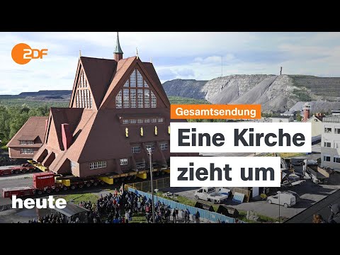 heute 19:00 Uhr vom 19.08.2025 Holzkirche von Kiruna zieht um, Ukraine-Verhandlungen