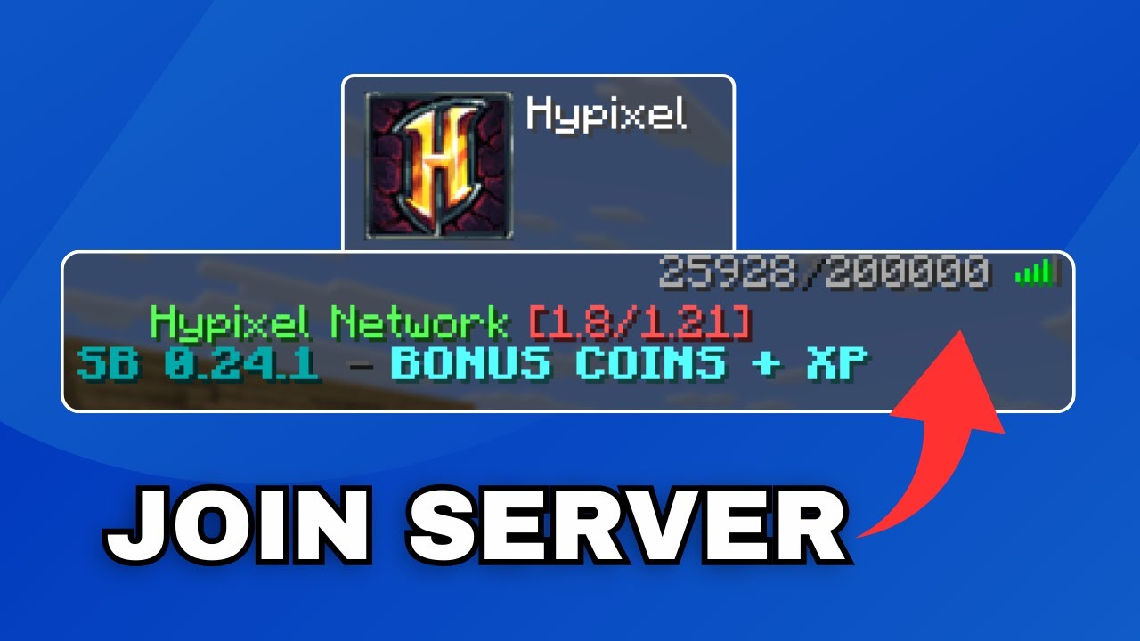 How to Join Hypixel Minecraft Server (Hypixel IP)