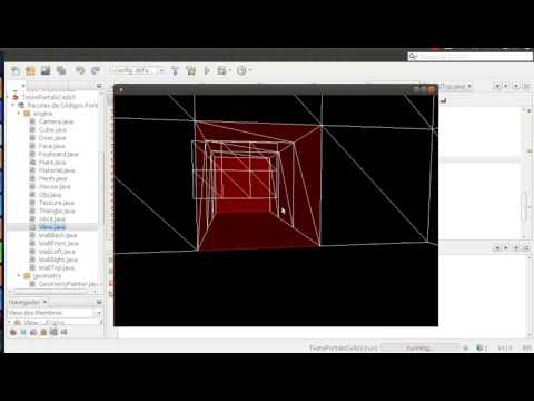[Java 3D] from scratch - Portals and Cells Occlusion Culling Test #1