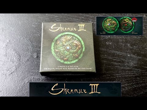 SHENMUE 3 GAMESTOP LIMITED EDITION DRAGON PHOENIX MEDALLION REVIEW | JAMES REINER