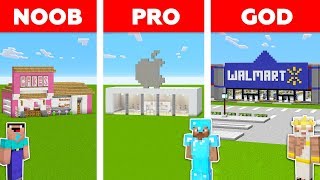 Download lagu Minecraft Battle: NOOB vs PRO vs GOD: SHOP in MINECRAFT / Animation mp3