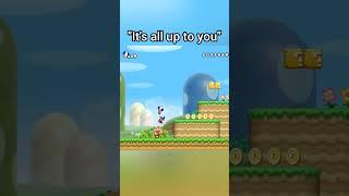 "It's all up to you!" #shorts #mario #mariobros