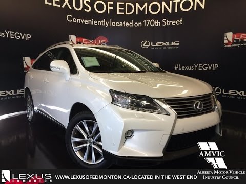 Used 2015 White Lexus RX 350 AWD Technology Walkaronud Review | Drayton Valley Alberta