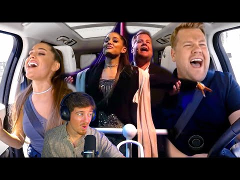 Ariana Grande Titanic Medley & Carpool Karaoke (REACTION)