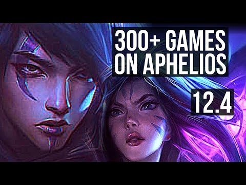 APHELIOS & Thresh vs KAI'SA & Veigar (ADC) | Rank 4 Aphelios, Godlike, 14/4/8 | KR Challenger | 12.4