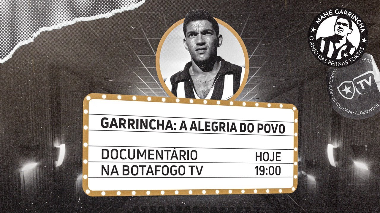 VÍDEO: Botafogo exibe documentário ‘Garrincha: Alegria do Povo’ VÍDEO: Botafogo exibe documentário ‘Garrincha: Alegria do Povo’