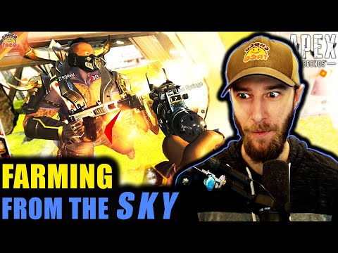 chocoTaco is Farming From the Sky: 12 Kills 2800 Damage ft. Reid & HollywoodBob - Apex Legends Loba