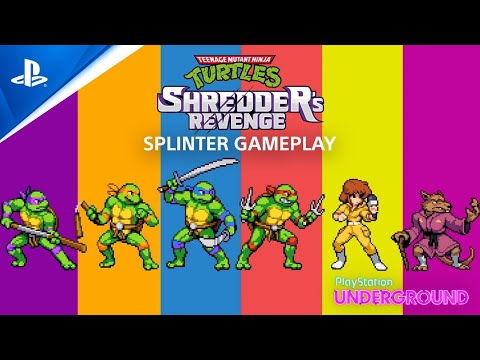 Teenage Mutant Ninja Turtles: Shredder's Revenge - Splinter Gameplay | PS Underground de Teenage Mutant Ninja Turtles: Shredder's Revenge
