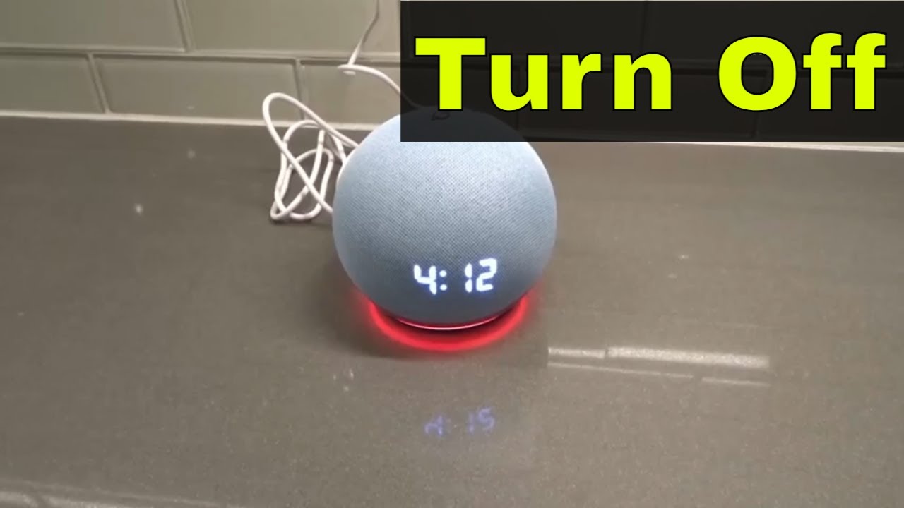 How To Turn Off An Echo Dot-Step By Step Instructions
