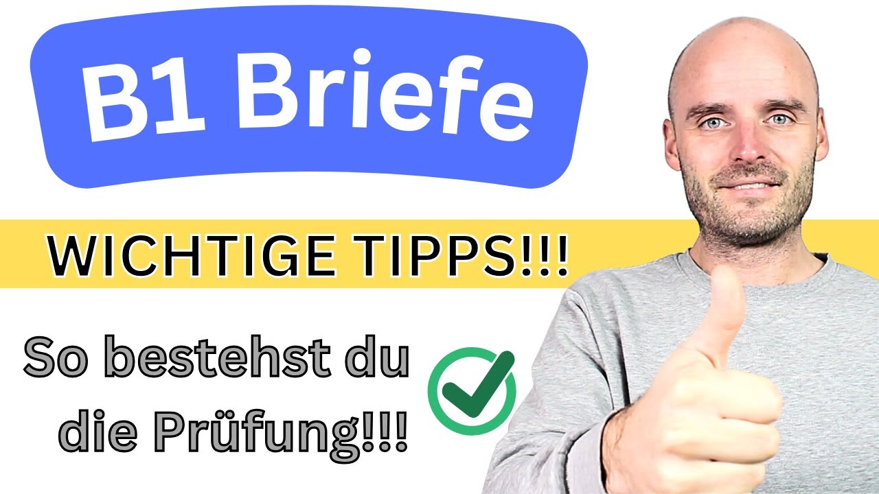 B1 Briefe - So bestehst du die Prüfung 💪