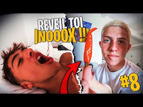 Michou wakes up Inoxtag with a water pistol! #8