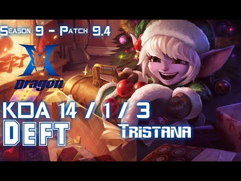 KZ Deft TRISTANA vs KALISTA ADC - Patch 9.4 KR Ranked