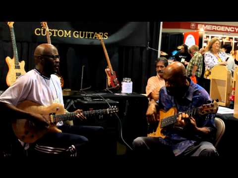 Reggie Ward and Nashid Abdul Jam on John Marshall Guitars at NAMM 2012